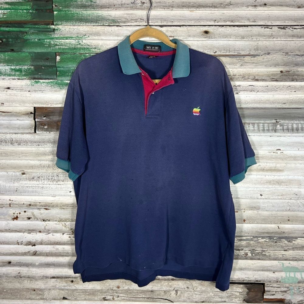 Vintage Apple Polo Shirt